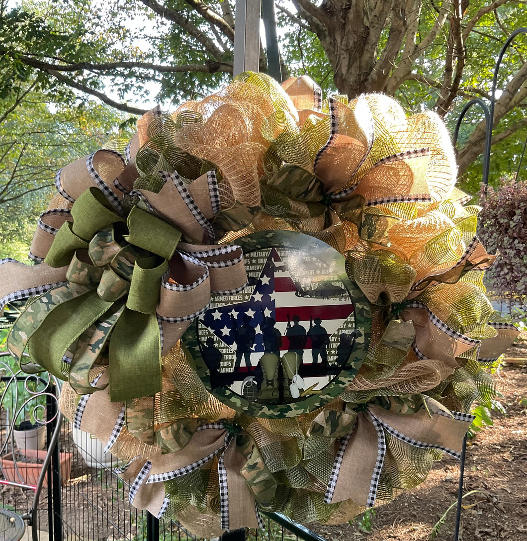 Armed Forces Wreath