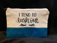 Glitter Dipped Make-up Bags - Lash Out