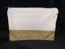 Load image into Gallery viewer, Glitter Dipped Canvas Bags

