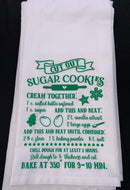 Sugar Cookies Recipe Hand Towel
