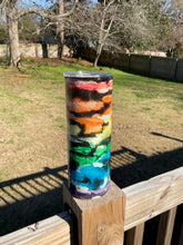 Load image into Gallery viewer, Rainbow Swirl Tumbler
