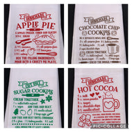 Recipe Hand Towel Collection Set