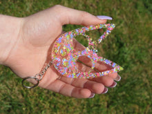 Load image into Gallery viewer, Confetti Kitty Keychain
