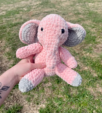 Load image into Gallery viewer, Pink Elephant Plushie
