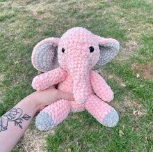 Load image into Gallery viewer, Pink Elephant Plushie
